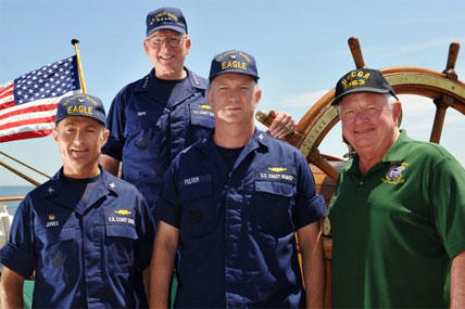 Coast Guard commanding officer discussing readiness during coast guard pay during government shutdown planning