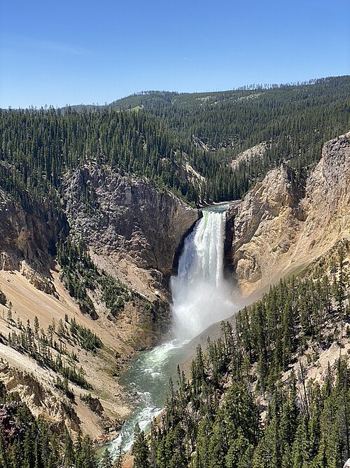 Yellowstone canyon view illustrating national parks government shutdown visitor planning