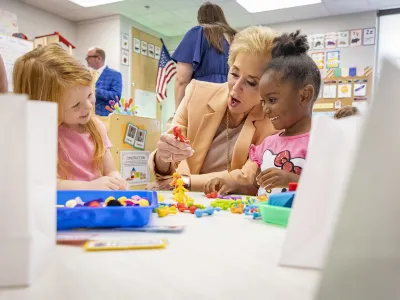 Department of Education student visit highlighting student loans government shutdown planning